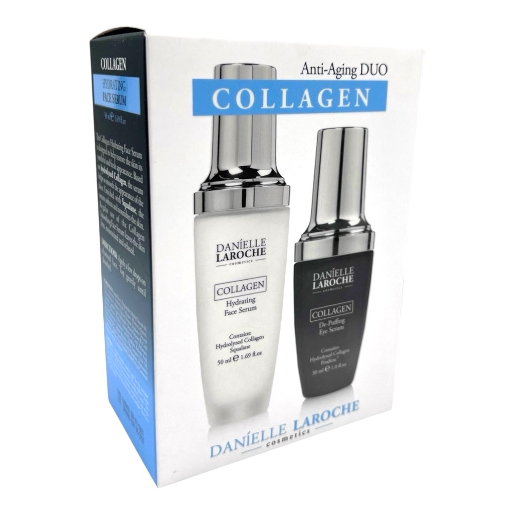Danielle Laroche Collagen Anti-Aging Duo Hydrating Face & De-Puffing Eye Serum
